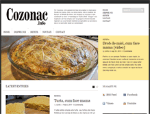 Tablet Screenshot of cozonac.info